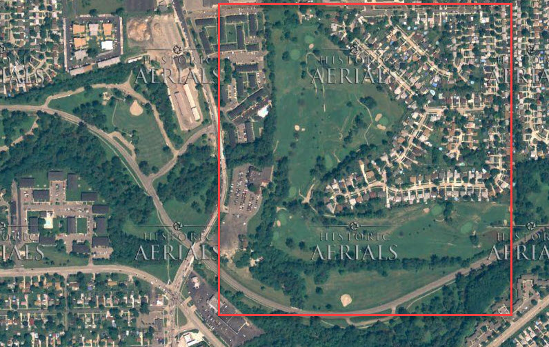 New Hawthorne Valley Country Club (Hawthorne Valley Golf Course) - 2005 Aerial (newer photo)